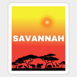 Savannah Sticker